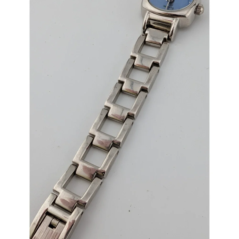 Claires Girls Watch 19mm Case Blue Dial‎ Silver 6.75